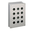Captive Screws Electrical Enclosures, 8 in H, 2-3/4 in D, 3-1/4 in W, NEMA 4X, 304 Stainless Steel