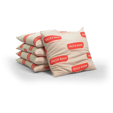 Sorbent Pillow, 7 1/2 gal, 12 in x 12 in, White, 10 PK
