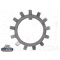 Tooth Lock Washer, Carbon Steel, Plain Finish