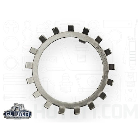 Tooth Lock Washer, Carbon Steel, Plain Finish