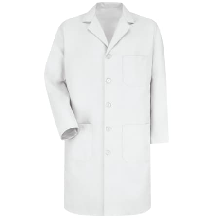 Mens White Lab Coat 80/20
