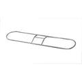Dust Mop Frame, 60 in W, Metal, PK3