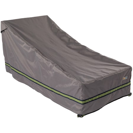 Soteria Grey RainProof Patio Chaise Lounge Cover, 34"x80"