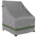 Soteria Grey RainProof Patio Stackable Chair Cover, 30"x28"