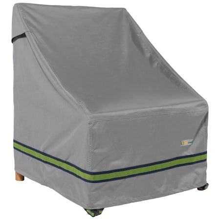 Soteria Grey RainProof Patio Stackable Chair Cover, 30"x28"