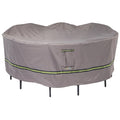 Soteria Grey RainProof Patio Round Table Set Cover, 76"x76"