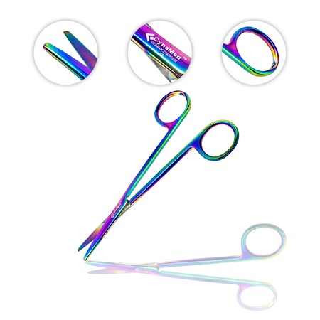 Metzenbaum Scissors, 7", STR, Tit.