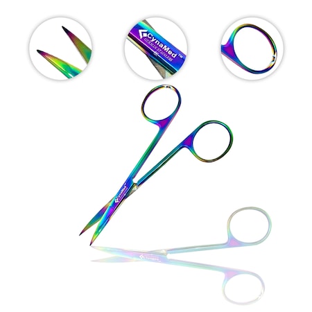 Dissecting Lab Scissors, 4.5", CVD, Tit.
