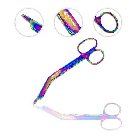 Lister Bandage Scissors, 5.5", Multicolo