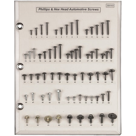 Sheet Metal Screw, Hex Head Phillips Drive