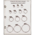 Stain Bnd Hose Clamp Samp Bd 8mm-90mm Clamp Rng Euro Sty