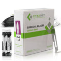 Lab Scalpel Blades,Size 21,Box of 100