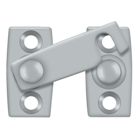 Shutter Bar/Door Latch 5/8"" Satin Chrome