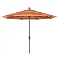 Patio Umbrella, Octagon, 110.5" H, Sunbrella Fabric, Astoria Sunset