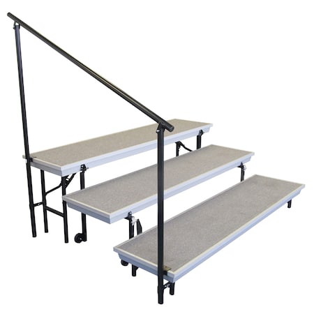 Side Guardrail for 4- level TransPort Riser