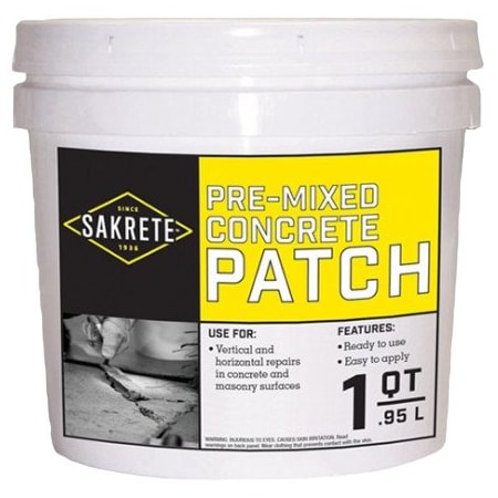 Concrete Repair Compound, Pail, Gray, Sakrete