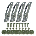E-Track Single Strap Anchor,4-Pk,Stain.