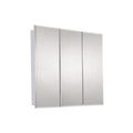 36"" x 36"" Surface Mounted Beveled Edge Tri-View Medicine Cabinet