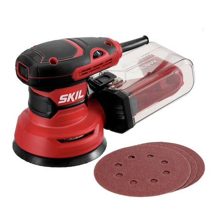 Random Orbital Sander, 5", 2.8 A, 3.44 lb