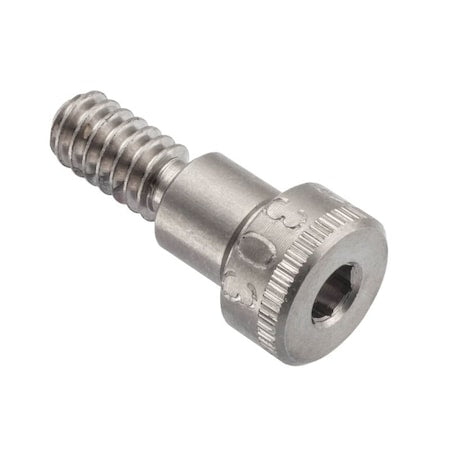 Self-Locking Shoulder Screws, 3A Thr Sz, 1/4 in Thr Lg, 2 in Shoulder Lg, 18-8 Stainless Steel