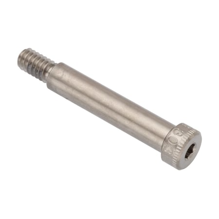 Self-Locking Shoulder Screws, 3A Thr Sz, 7/16 Thr Lg, 1-1/2 in Shoulder Lg, 18-8 Stainless Steel