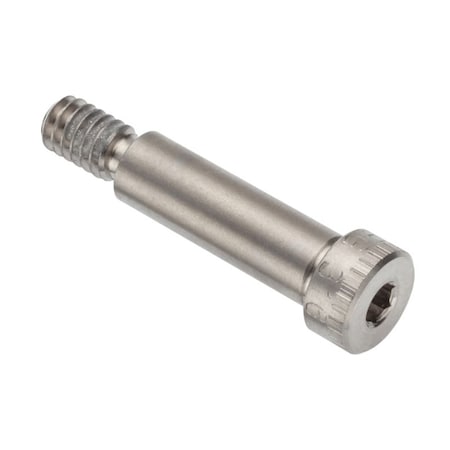 Self-Locking Shoulder Screws, 3A Thr Sz, 7/16 Thr Lg, 1 in Shoulder Lg, 316 Stainless Steel