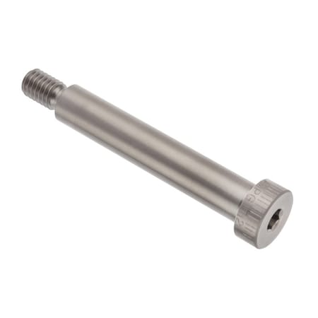 Shoulder Screw, 3A Thr Sz, 5/8 Thr Lg, 2-3/4 in Shoulder Lg, Titanium
