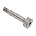 Shoulder Screw, 3A Thr Sz, 5/32 Thr Lg, 5/8 in Shoulder Lg, Titanium