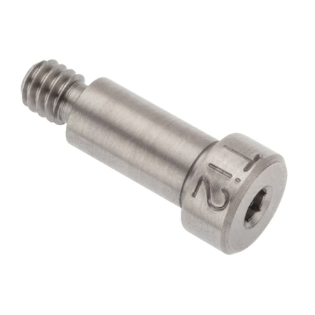 Shoulder Screw, 3A Thr Sz, 3/16 Thr Lg, 15/32 in Shoulder Lg, Titanium