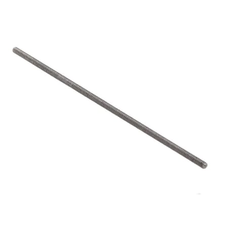 Fully Threaded Threaded Stud, 0-80, 1-1/2, Unfinished Finish