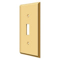 Switch Plate, Single Standard Lifetime Brass