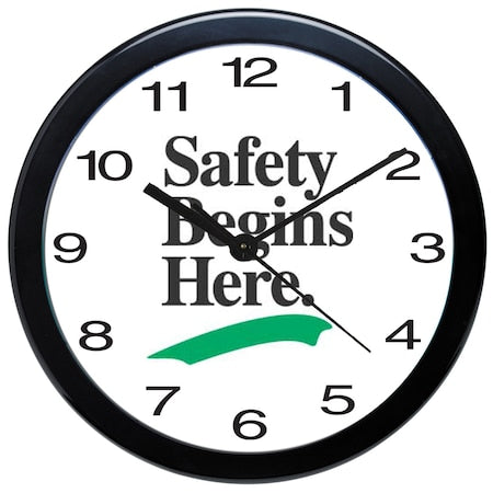 Analog Clock, Polystyrene, 12" Diameter