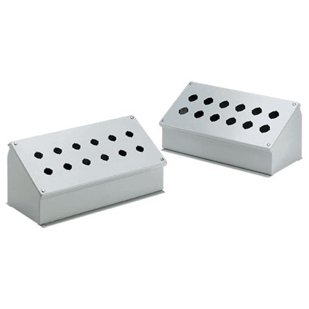 Captive Screws Electrical Enclosures, 11-3/4 in H, 9 in D, 10-3/4 in W, NEMA 12, Steel