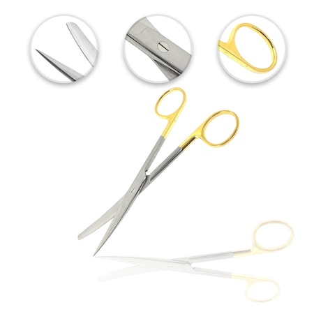 Operating Scissors, 5.5" Cvd, TC