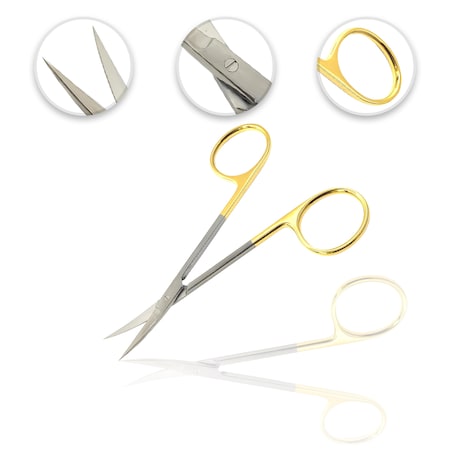 Iris Micro Lab Scissors, 4.5", Cvd, TC