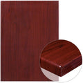 Mahogany Resin Table Top, 30 x 42
