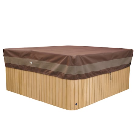 Ultimate Brown Patio Hot Tub Cover Cap, 86"W x 86"D x 14"H