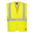 Arc Rated FR Safety Vest M Class 2 , Hook & Loop 1 Pockets