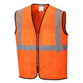 Tampa Hi-Vis Vest 2XL Class 2 , Zipper 4 Pockets