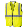 Tampa Hi-Vis Vest XS Class 2 , Zipper 4 Pockets