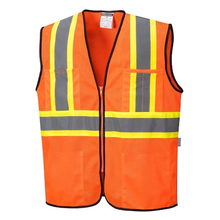 Frisco Hi-Vis Executive Safety Vest M Class 2 , Zipper 4 Pockets