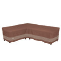 Ultimate Brown Patio Sectional Cover, 83"L (left) x 104"L (right)