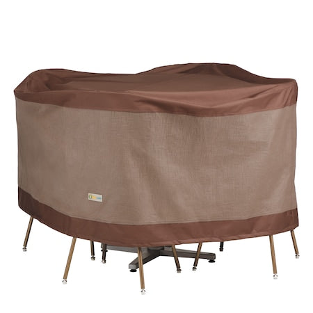 Ultimate Brown Patio Table Set Cover, 56" Dia x 29"H