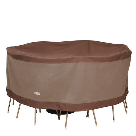 Ultimate Brown Patio Table Set Cover, 72" Dia x 29"H