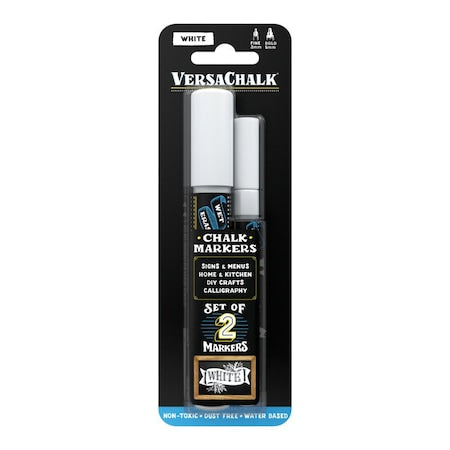 Chalk Marker, White, Capped