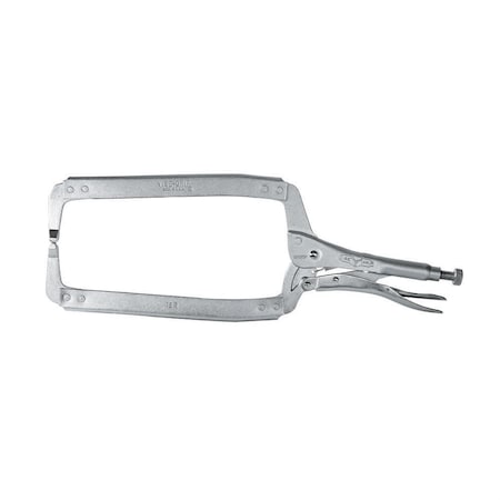 Locking C-Clamp with Regular Tip, 18"