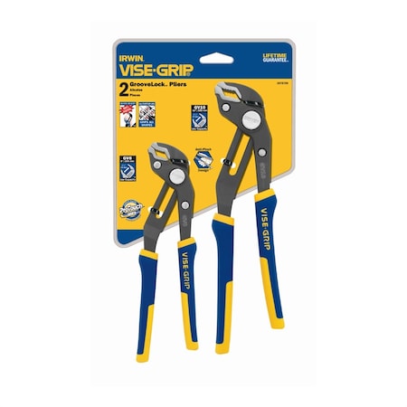 GrooveLock Pliers Clamshell Set, 2 pcs.