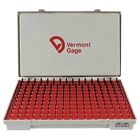 Pin Gauge Set, Tool Steel, 190 pcs.