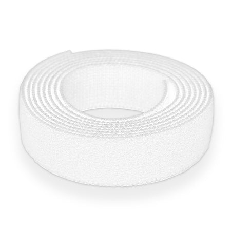 Reclosable Fastener, 1"" Wd, White