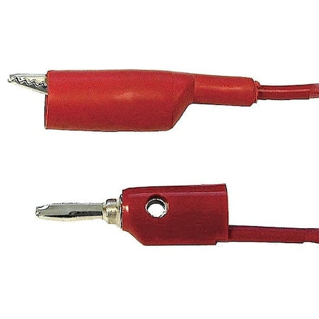 Banana/Alligator Cord,36"" Long,Red,Ea